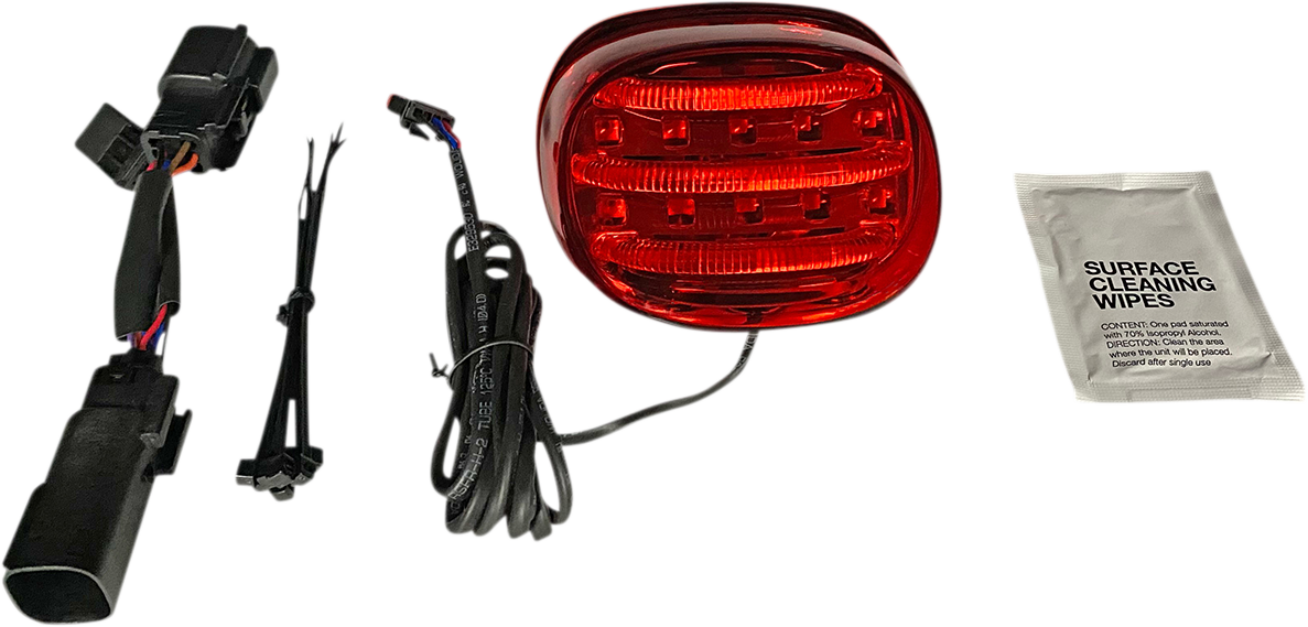 CUSTOM DYNAMICS Mini Taillight - Red PB-ELIMTL-BCM-R