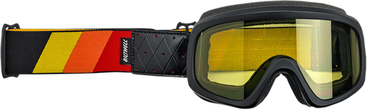 BILTWELL Overland 2.0 Goggles - Tri-Stripe - Orange/Red/Yellow 2111-5103-001