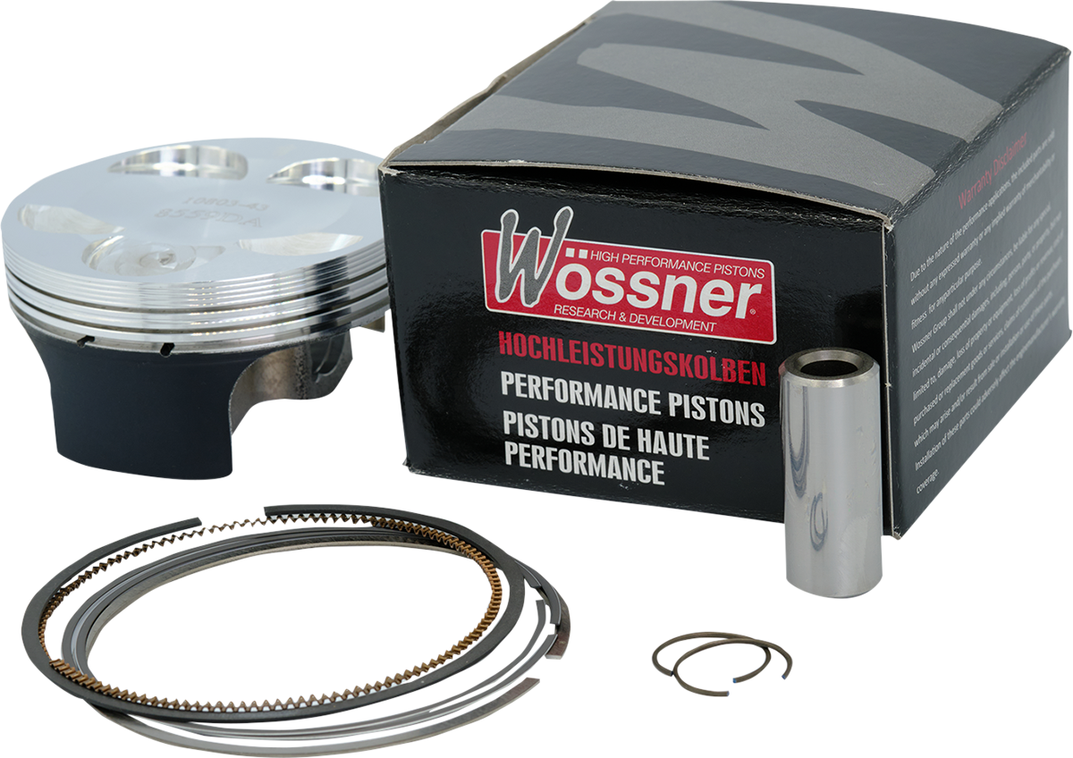 WOSSNER Piston Kit - YZ250F - 76.98 mm 8614DC