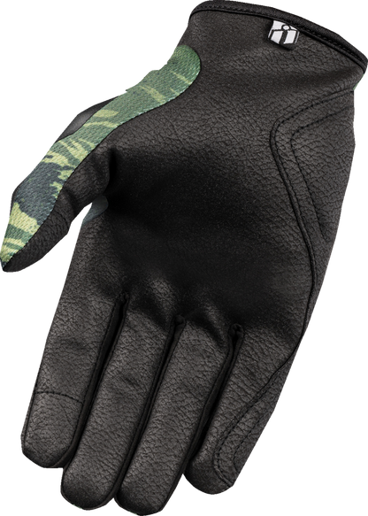 ICON Hooligan™ Tiger's Blood Gloves - Green - XL 3301-4626