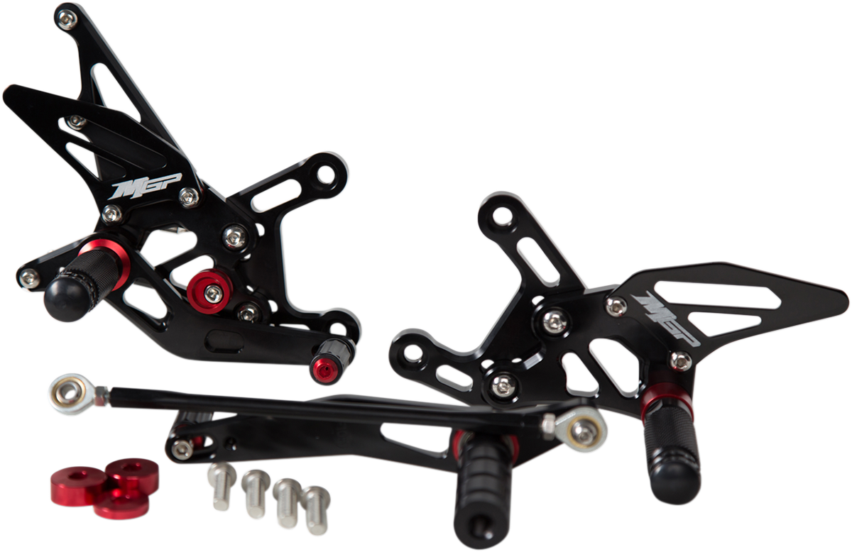 MGP MGP Rearset - Black - Yamaha 80901-2500