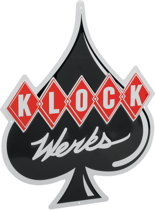 KLOCK WERKS Metal Sign KWA-METALSIGN