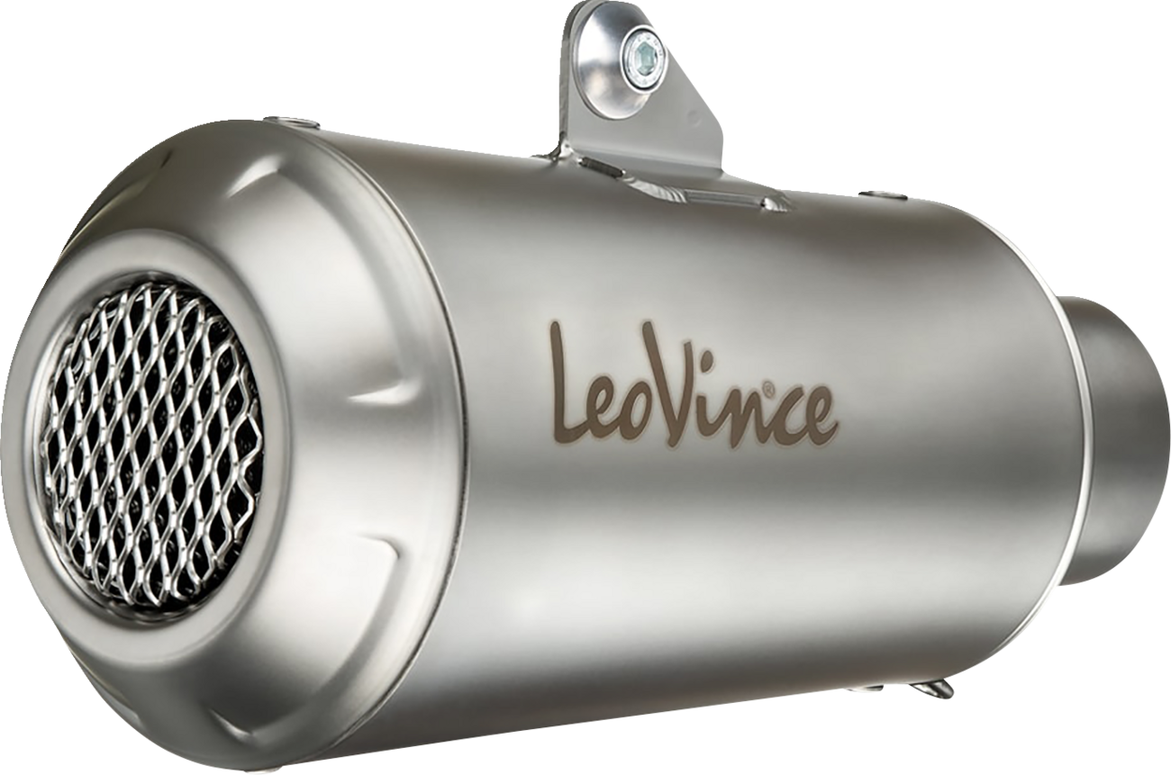 LEOVINCE LV-10 Slip-On Muffler - Stainless Steel 15226