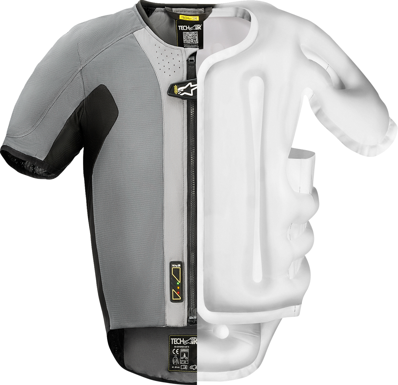 ALPINESTARS TECH-AIR Tech-Air® 5 System - Gray/Black - XS 6508120-9310-XS