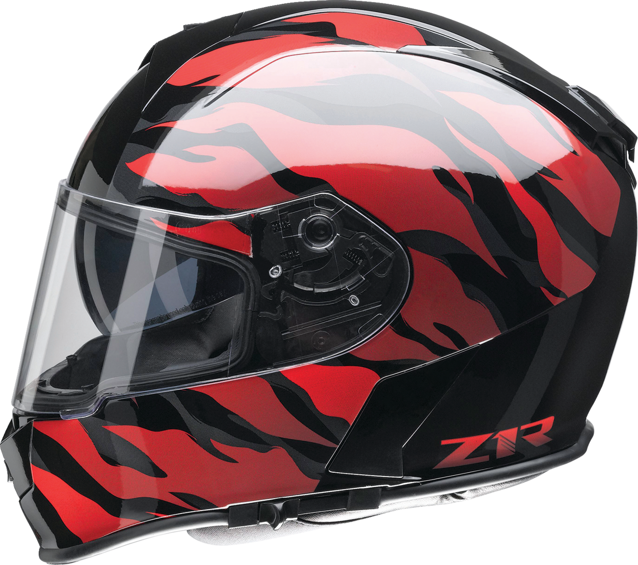 Z1R Warrant Helmet - Panthera - Black/Red - XS 0101-15205