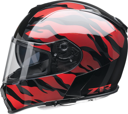 Z1R Warrant Helmet - Panthera - Black/Red - XS 0101-15205