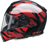 Z1R Warrant Helmet - Panthera - Black/Red - 2XL 0101-15210