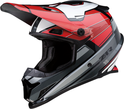 Z1R Rise Helmet - MC - Red/Gray - Small 0110-7209