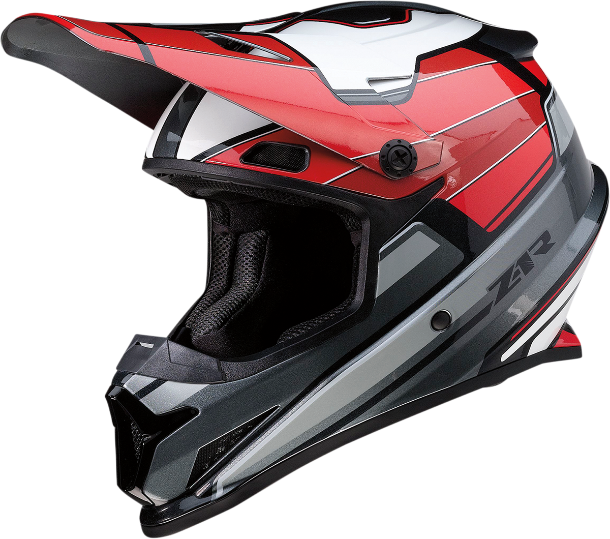 Z1R Rise Helmet - MC - Red/Gray - XL 0110-7212