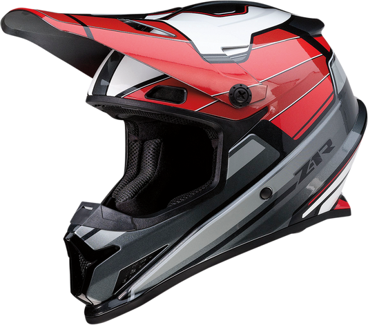 Z1R Rise Helmet - MC - Red/Gray - XL 0110-7212