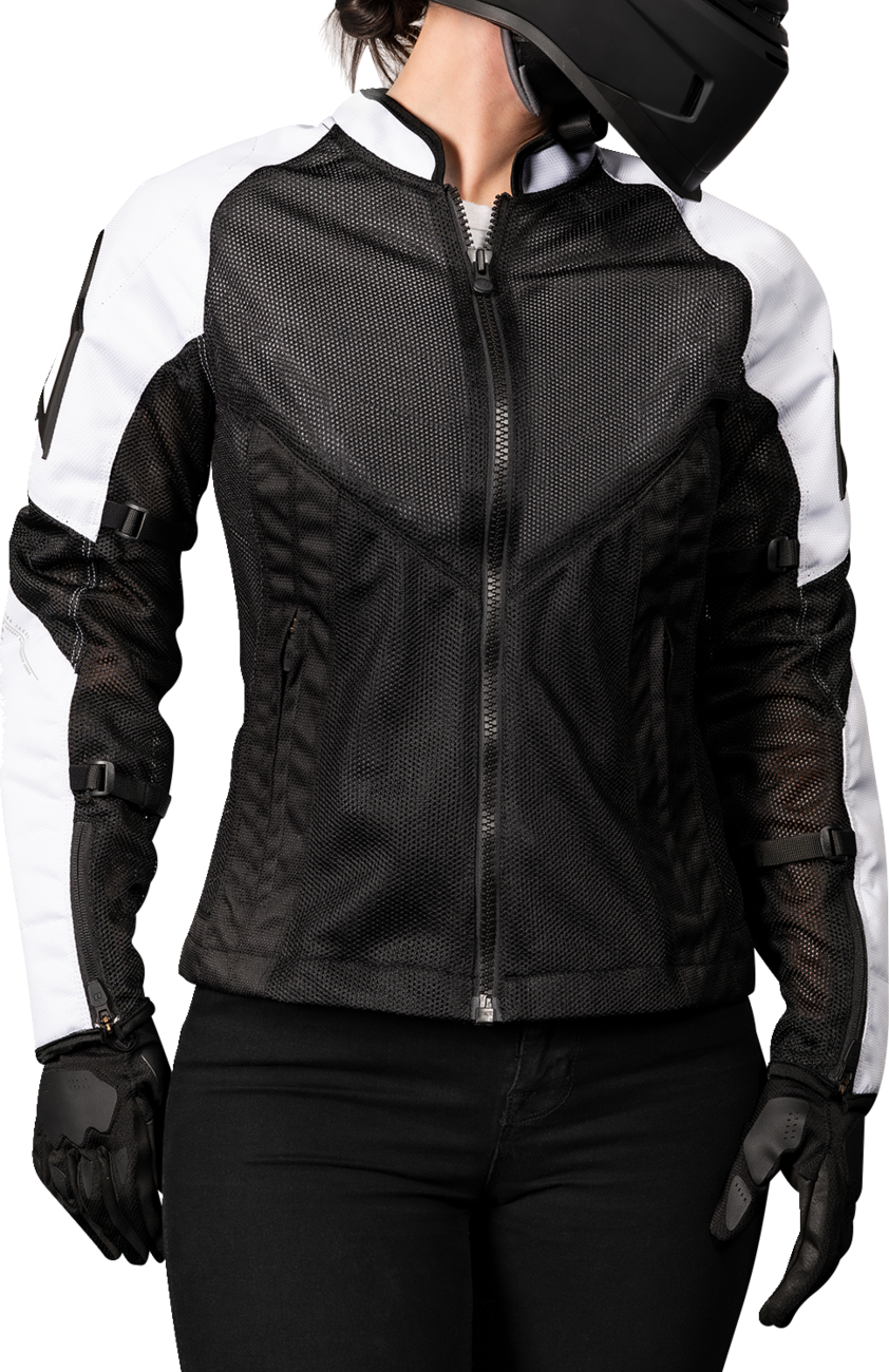 ICON Women's Mesh™ AF Jacket - White/Black - XS 2822-1490