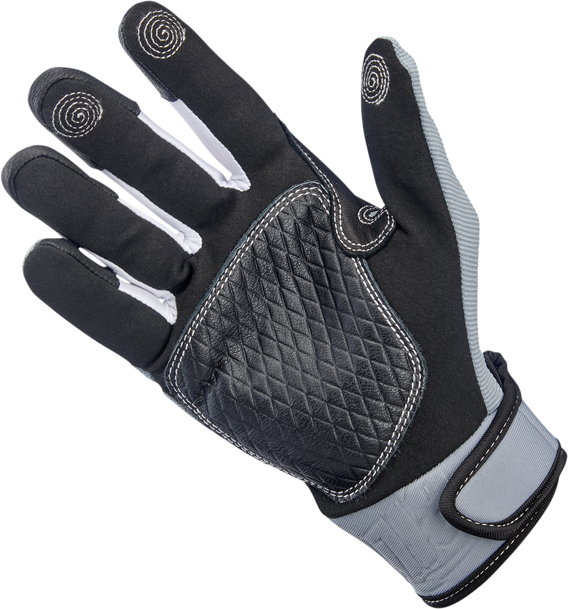 BILTWELL Baja Gloves - Gray - Small 1508-1101-302