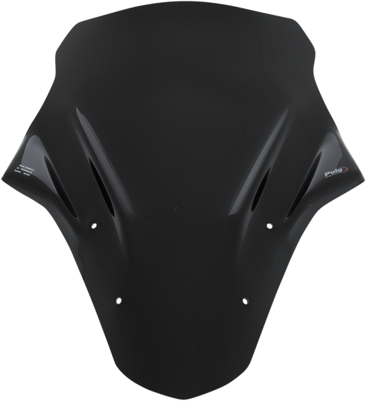 PUIG HI-TECH PARTS Race Windscreen - Black - Ninja 650 5998N