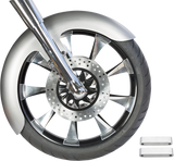 RUSS WERNIMONT DESIGNS Custom Dresser Front Fender for 21" Wheel - Steel - OCF Style - 5.5" W x 45" L RWD-50134