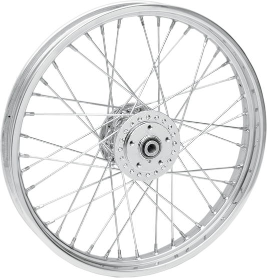 DRAG SPECIALTIES Front Wheel - Single/Dual Disc/No ABS - Chrome - 21"x2.15" 64311