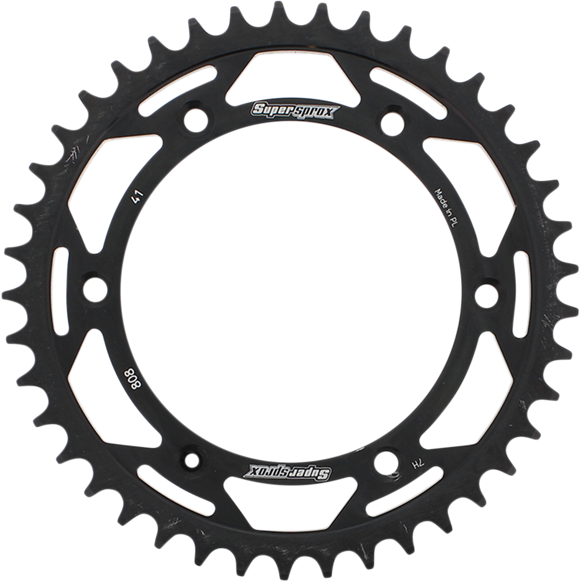 SUPERSPROX Steel Rear Sprocket - 41 Tooth RFE-808-41-BLK