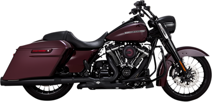 VANCE & HINES 4.5" Torquer Mufflers for FL - Black fits  road glide and Road King models  2017-2024    46674