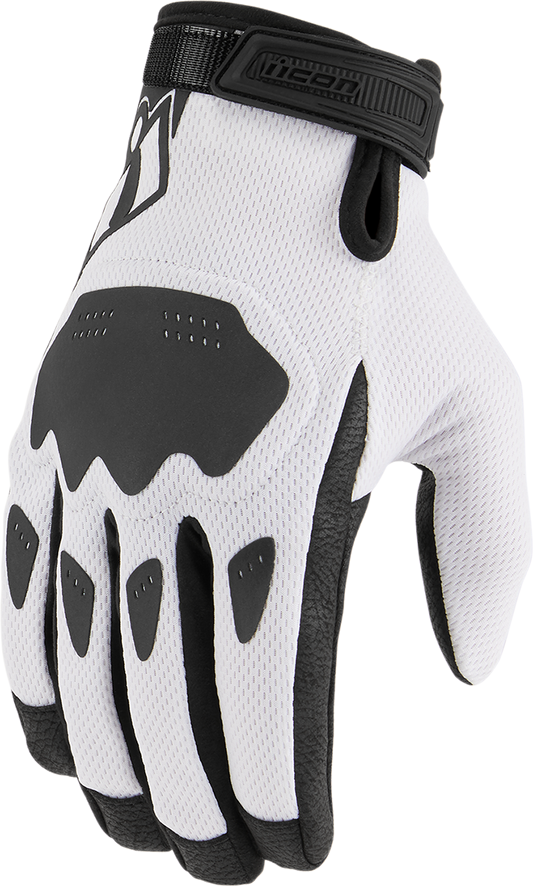 ICON Hooligan™ CE Gloves - White - 2XL 3301-4394