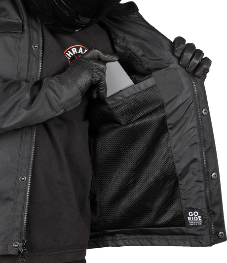 THRASHIN SUPPLY CO. Atlas v2 Riding Jacket - Black - 3XL TMJ-09-13