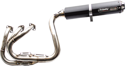 TRINITY RACING Stage 5 Exhaust System - Black TR-4155F-BK