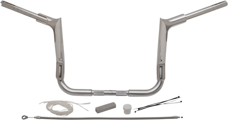 FAT BAGGERS INC. Handlebar Kit - Pointed Top - 12" - Chrome 809112