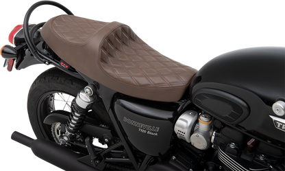 Z1R Predator III Seat - Brown - Vinyl - Double Diamond 0810-2212