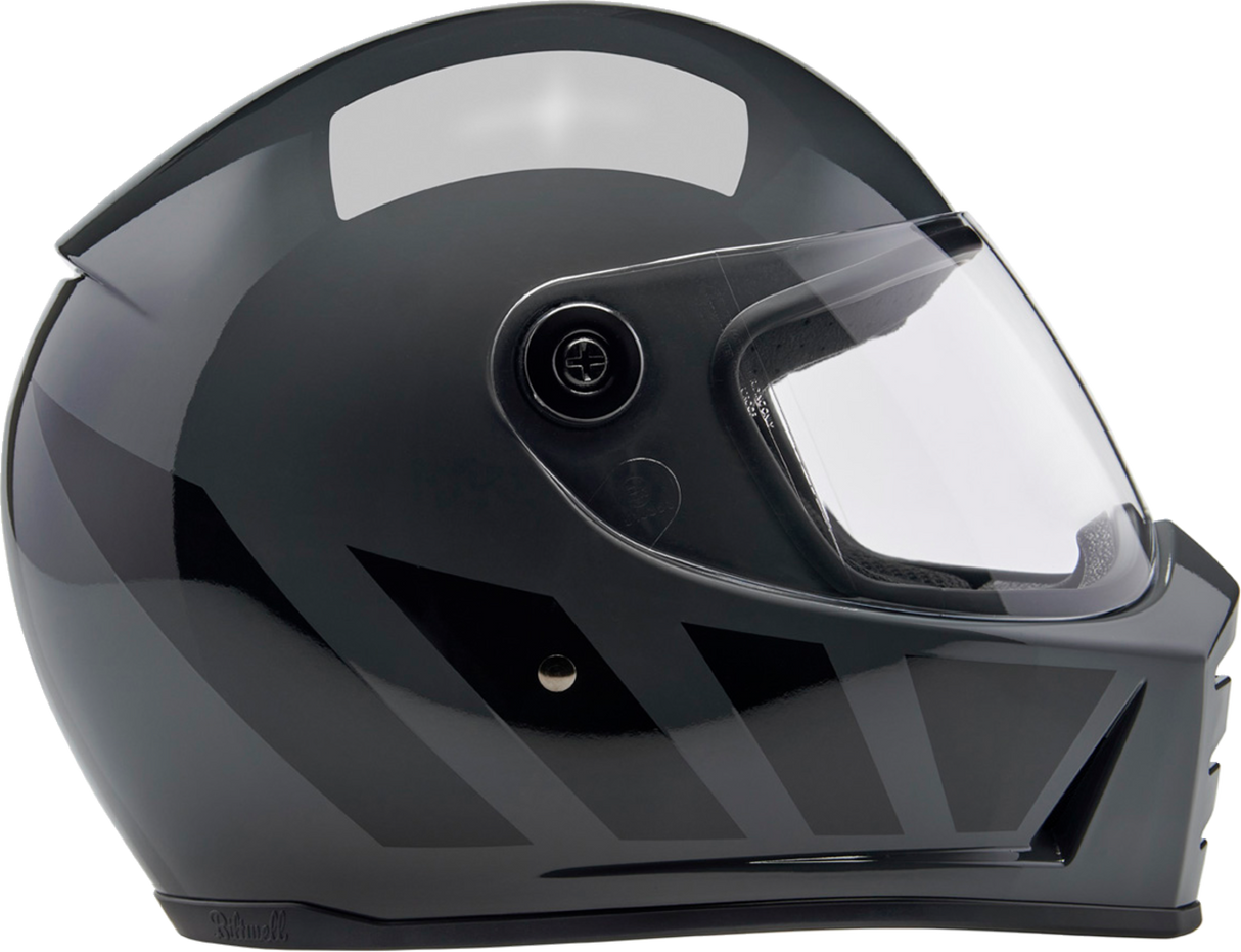 BILTWELL Lane Splitter Helmet - Storm Gray Inertia - Medium 1004-569-503