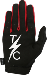 THRASHIN SUPPLY CO. Stealth Gloves - Black/Red - 2XL SV1-02-12