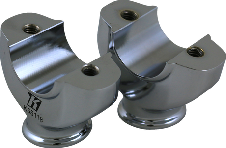 KODLIN MOTORCYCLE Risers - Lower - Chrome K55118