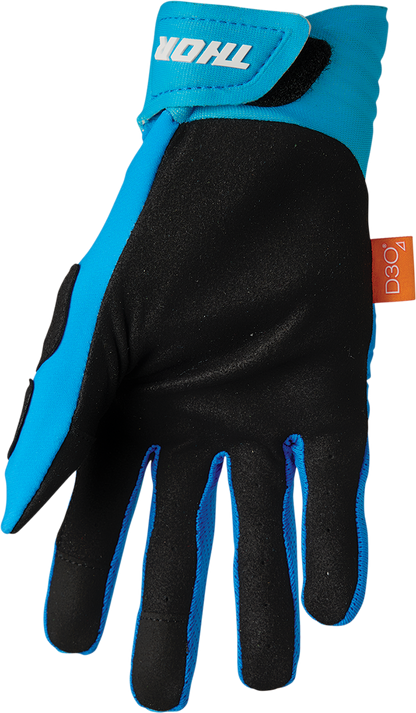 THOR Rebound Gloves - Blue/White - Medium 3330-6718