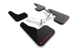 Rally Armor 2022 Honda Civic (Incl. Si/Sport/Touring) UR Black Mud Flap w/ Red Logo MF90-UR-BLK/RD