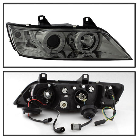Spyder BMW Z3 96-02 Projector Headlights LED Halo Smoke High H1 Low H1 PRO-YD-BMWZ396-HL-SM 5009104