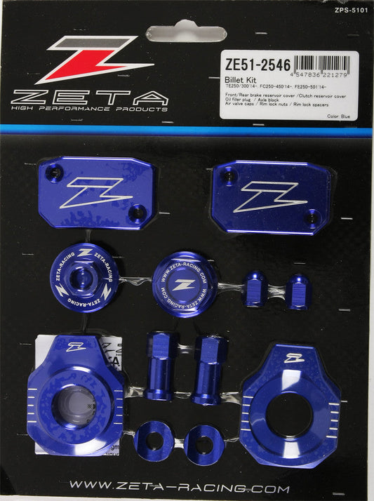 ZETA Billet Kit Husqvarna Blue ZE51-2546