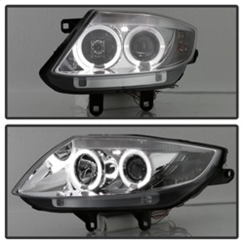 Spyder BMW Z4 03-08 Projector Headlights Halogen Model Only - LED Halo Black PRO-YD-BMWZ403-HL-BK 5029072