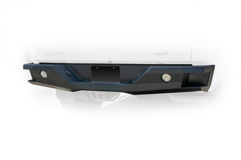 DV8 Offroad 07-13 Toyota Tundra Rear Bumper Winch Ready - Black Powdercoat RBTT2-02