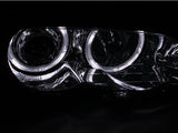 ANZO 2000-2003 BMW 3 Series E46 Projector Headlights w/ Halo Chrome 121268