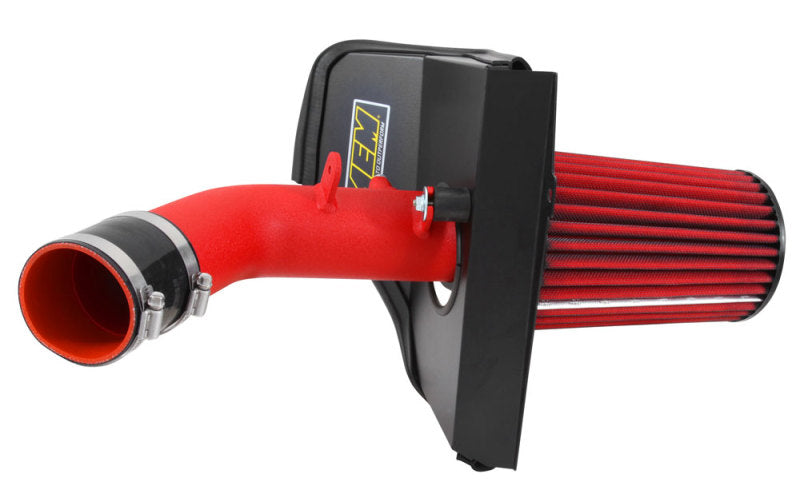 AEM 15-17 Subaru WRX STi 2.5L H4 - Cold Air Intake System - Wrinkle Red 21-735WR