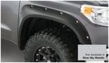 Bushwacker 16-18 Toyota Tundra Fleetside Pocket Style Flares 4pc 66.7/78.7/97.6in Bed - Silver Sky 30918-53