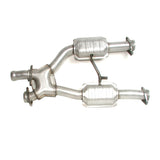BBK 96-04 Mustang 4.6 GT / Cobra Short Mid X Pipe w Catalytic Converters 2-1/2 For Long Tube Headers 1638