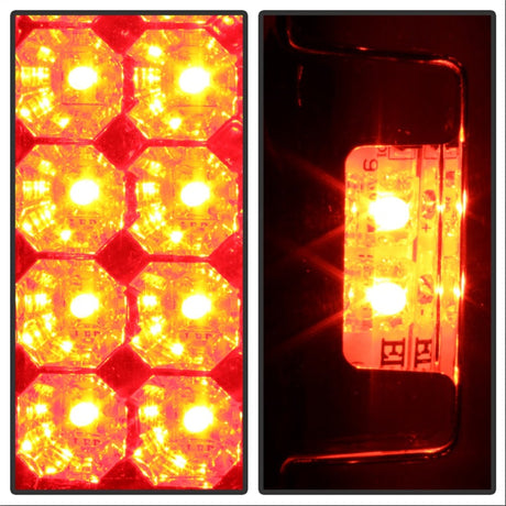 Spyder Ford F150 side 97-03/F250/350 Duty 99-07 LED Tail Lights Red Clear ALT-YD-FF15097-LED-RC 5003485