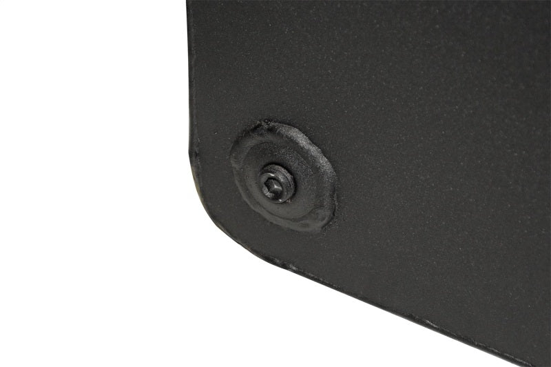Deezee Universal Tanks - Auxiliary Short Rectangle Black Steel DZ 91753XSB
