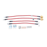 Power Stop 15-17 Ford Mustang Front & Rear SS Braided Brake Hose Kit BH00116