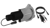 QTP 3.5in Bolt-On QTEC Electric Cutout Valve - Single QTEC35