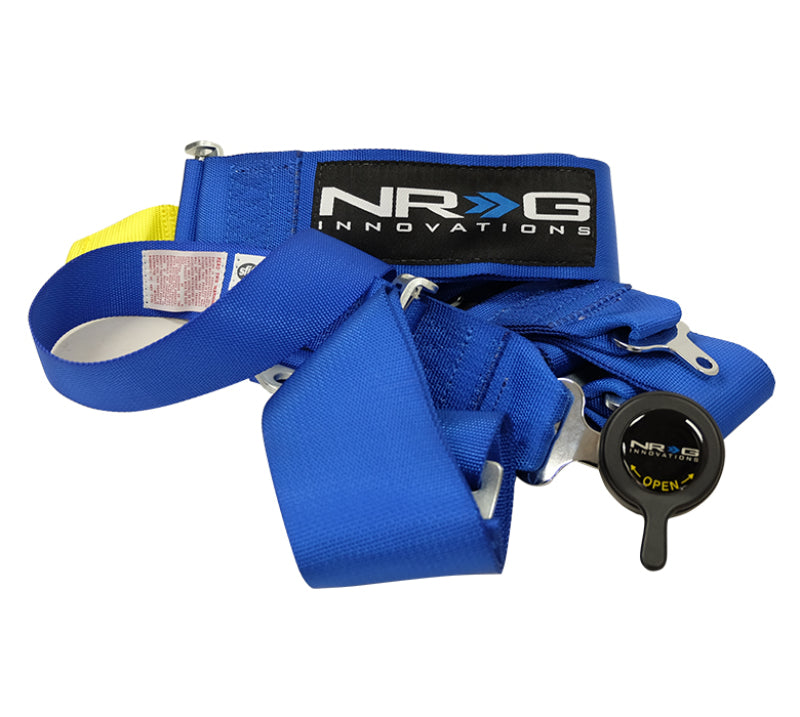 NRG SFI 16.1 5PT 3in. Seat Belt Harness / Cam Lock - Blue SBH-RS5PCBL