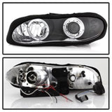 Spyder Chevy Camaro 98-02 Projector Headlights LED Halo LED Blk - Low H1 PRO-YD-CCAM98-HL-BK 5009234