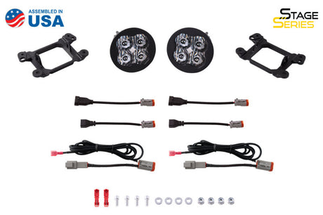 Diode Dynamics SS3 Pro Type M Kit - Yellow SAE Fog DD6199