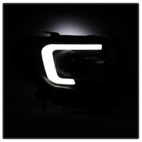 Spyder Toyota Tundra 2014-2016 Projector Headlights Light Bar DRL Black Smoke PRO-YD-TTU14-DRL-BSM 5080165