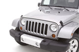 AVS 07-18 Jeep Wrangler Unlimited Aeroskin Low Profile Hood Shield - Chrome 622060