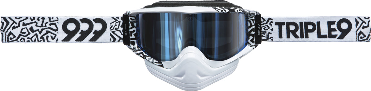 TRIPLE 9 Saint Goggles Blue Mirror / Blue Lens 37-2330