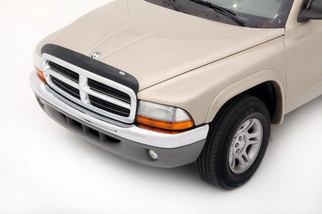AVS 97-04 Dodge Dakota (Front Mount) High Profile Bugflector II Hood Shield - Smoke 25034